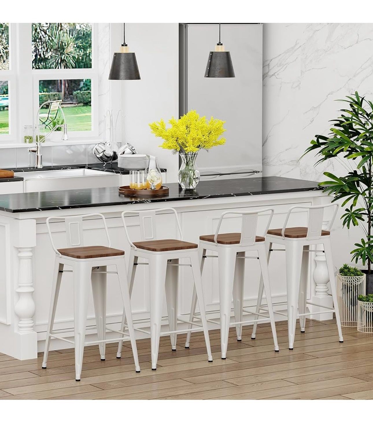 A709 $130 26 inch Bar Stools Set of Kitchen Counter Height