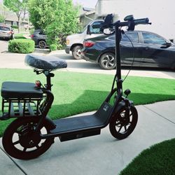 Electric Scooter With Seat 