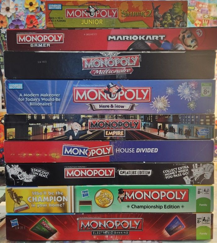 MONOPOLY Games (Complete ) $10 Each