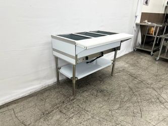 ETL 3 plate warmer and dry steam table 120v NH-3-120