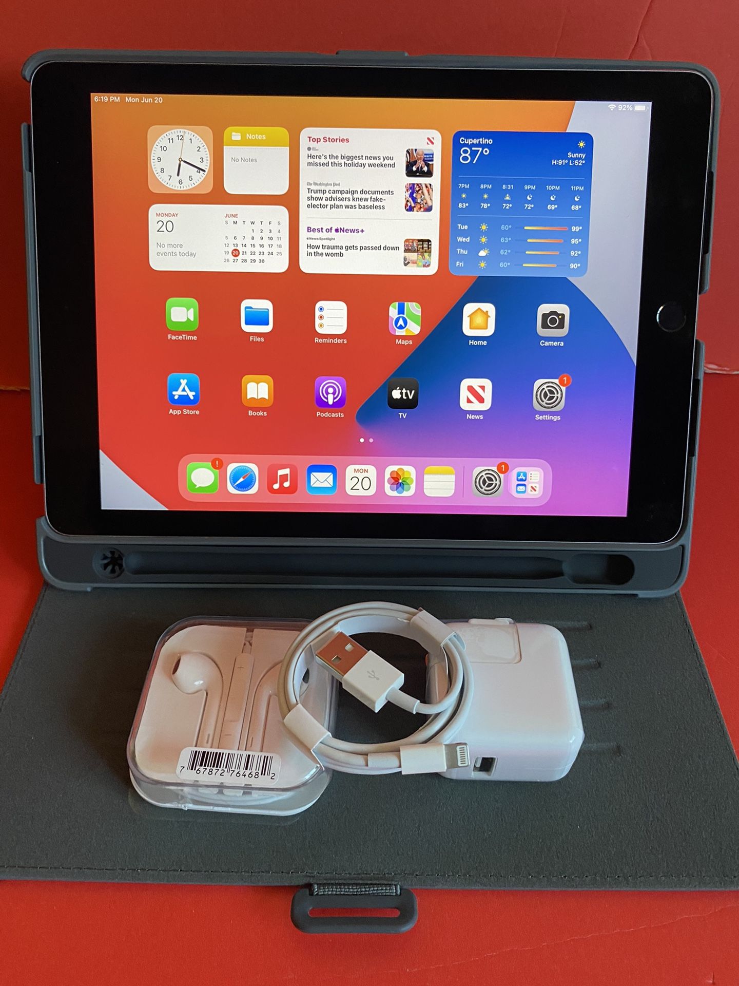 128GB Apple IPad Pro 9.7” (Retina / Touch ID/ Latest IOS 15) with