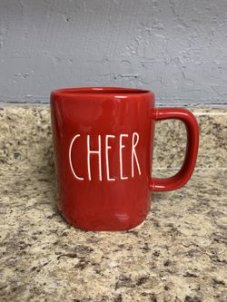 Rae Dunn red cheer mug