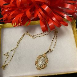 Gold Plated Necklace  14K