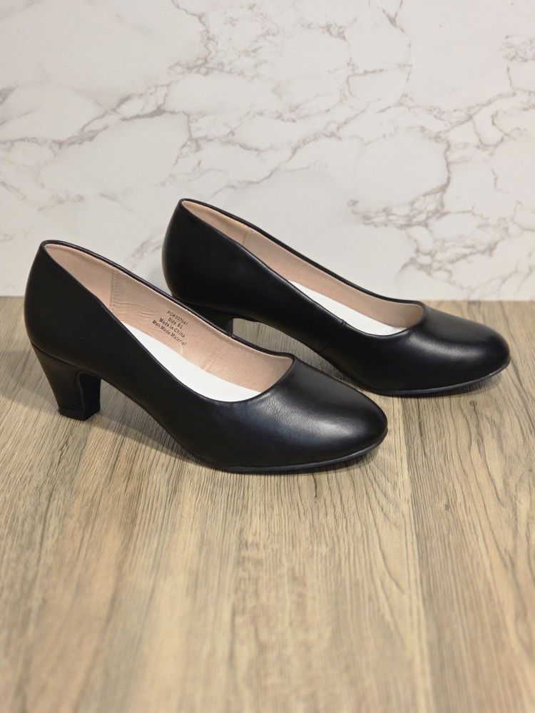 Journee Womens Luu Round Toe Pumps