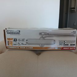 Size 1-5 Heavy Duty Commercial Door Closer - 3 Mounting Styles - ANSI Grade 1, UL 3-Hour Fire, ADA - Aluminum Finish