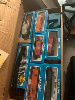 Vintage old train set