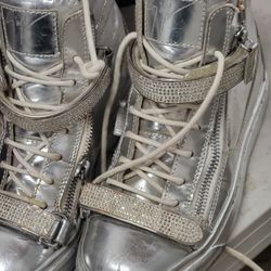 Giuseppe Zanotti Designer Italian Womans Shoes, Swarovski Crysta Size 38