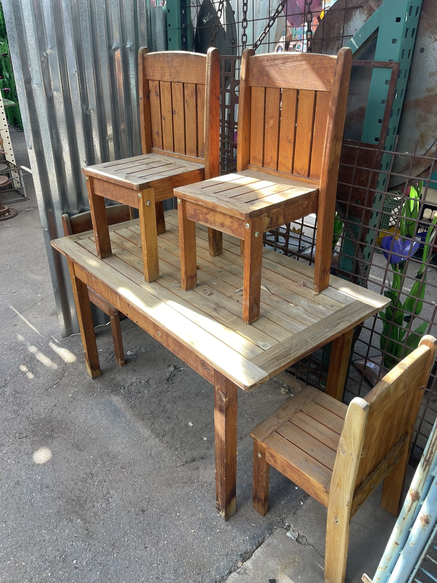 Kids Wood Table And Chairs, Best Offer