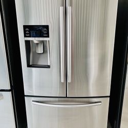 Refrigerator Samsung Counter Depth Bottom Freezer Stainless Steel FREE DROP OFF