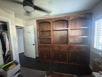 Custom Made Rustic Mexican Bookshelves