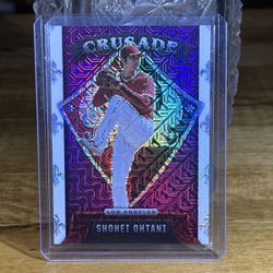 2022 Panini Pink Crusade SSP Shohei Ohtani Mojo Refractor Numbered 03/99