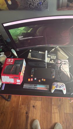 Nintendo switch 2 with games (all accessories + box)