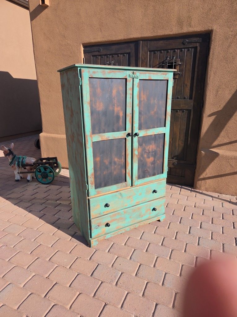 Southwest Style Indoor/outdoor Cabinet