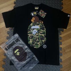 Bape Baby Milo Camo T Shirt