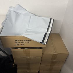 14 x 19 Poly Mailer Self Sealed 500 Pieces Large Shipping Bags for Clothing Mailing Bags Envelopes