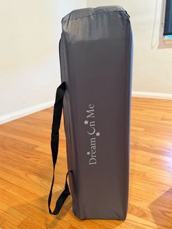 Dream On Me Nest Portable Playard, Lightweight, Foldable, Carry Bag, Grey