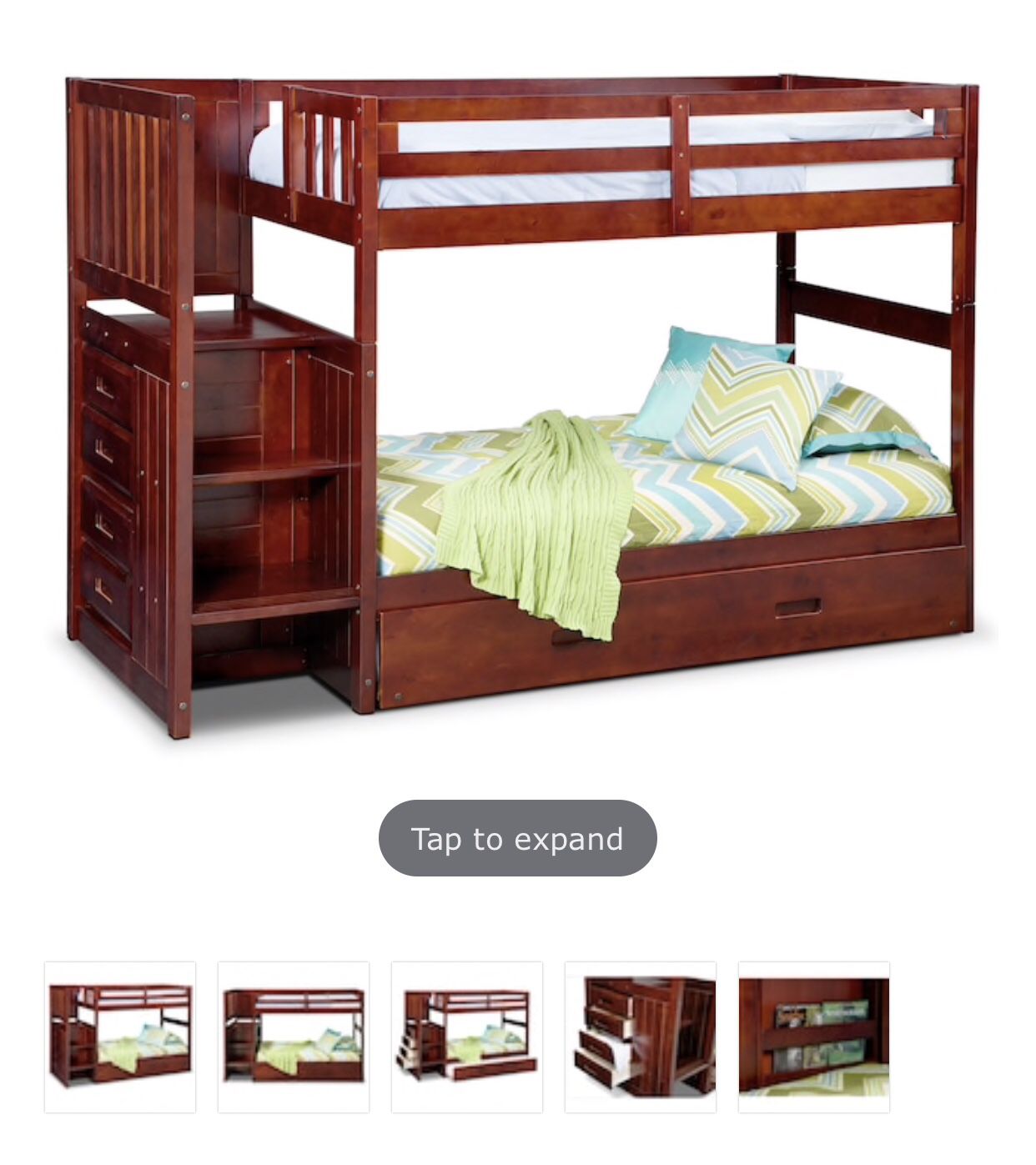 Twin bunk bed with storage. Cama doble con espacio para gualda ropa . Matress included
