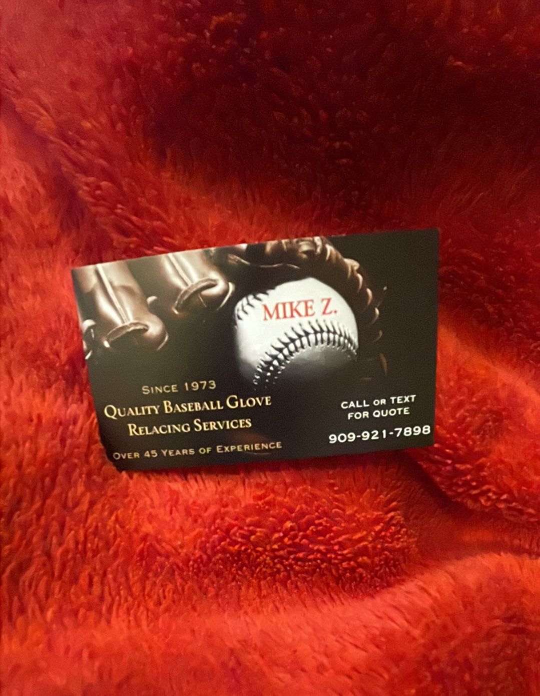 ***Quality Baseball Glove Relacing ***