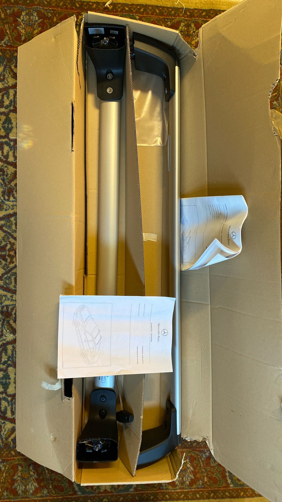 Mercedes W211 4 Bare Roof Rack