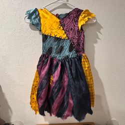 Disney's The Nightmare Before Christmas Sally Costume Dress Halloween Size 2T-3T