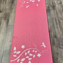 Pink yoga mat