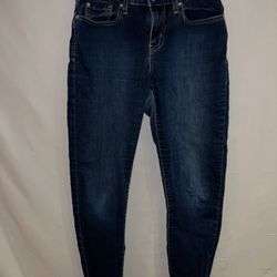 Ladies Womens sz 6 28 Levi’s Levi Strauss Gold Mid-Rise Skinny dark denim jeans 