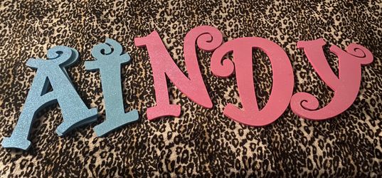 Glitter Letters 