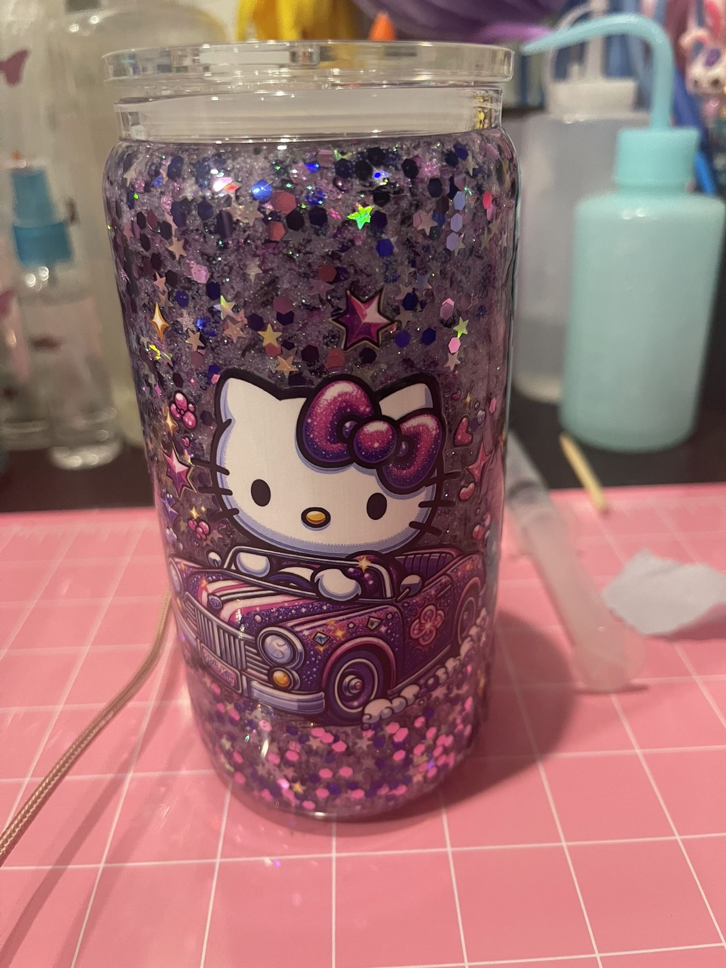 Glass Snowglobe Cup