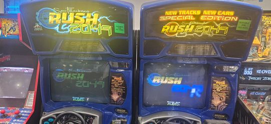 Pair of rush 2049 arcades