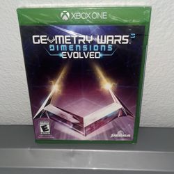 Geometry Wars Dimensions Evolved Xbox One New Sealed 