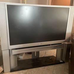 FREE TODAY ONLY FOR A NEEDY FAMILY OR ORGANIZATION Toshiba 62 Inch HD TV with stand