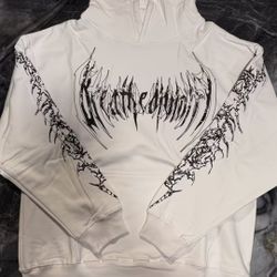 Dark Widdow Hoddie (White N Black)