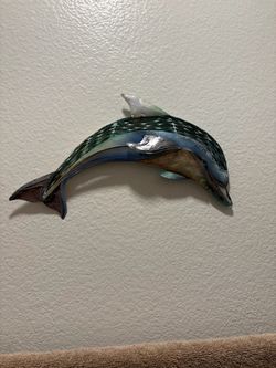 Dolphin decoration and shell decoration