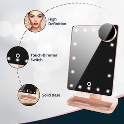 Lighted Makeup Mirror, Vanity Mirror with Bluetooth


