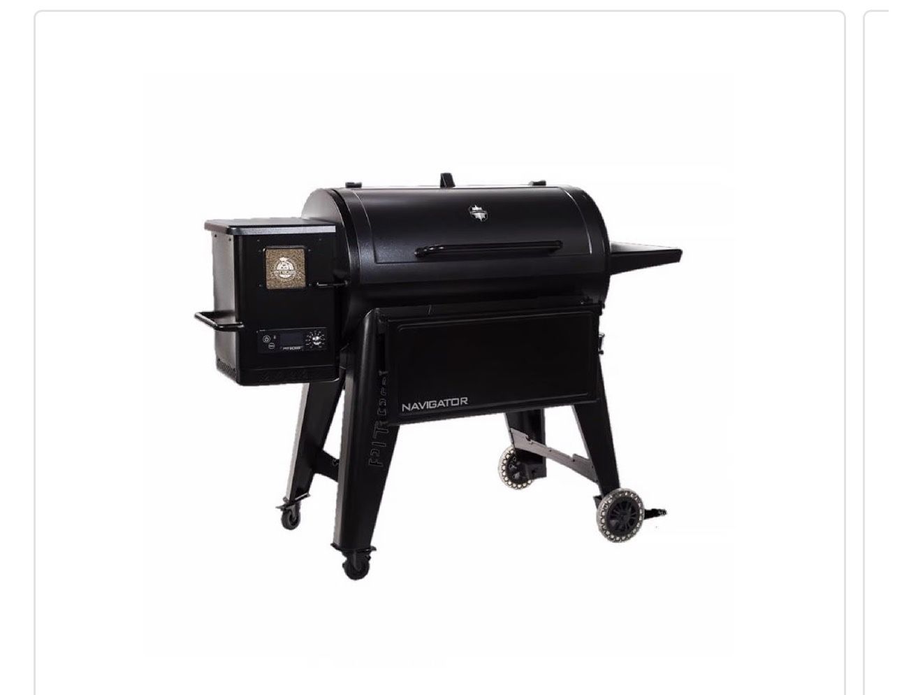 Pit Boss Navigator 1150G Wood Pellet Grill and Smoker Black