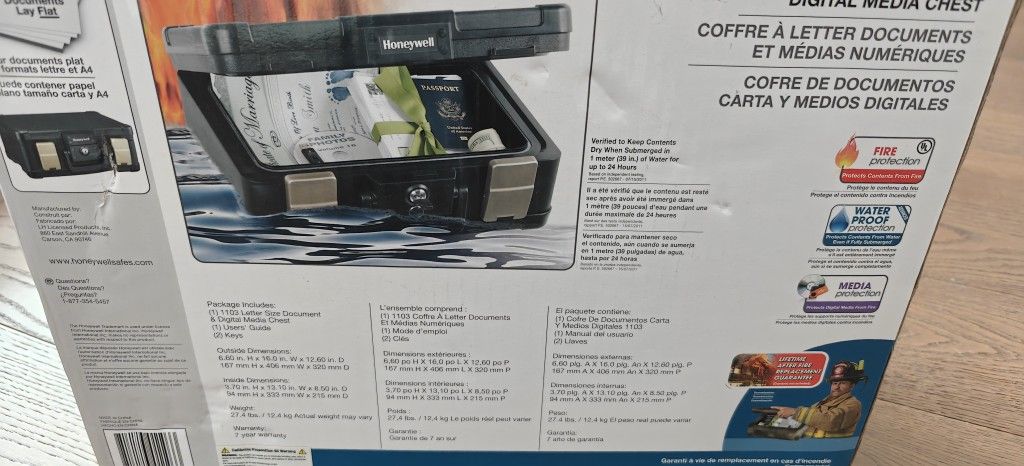 Brand New In A Box Safe