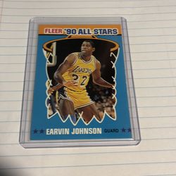 Fleer 90’s All-Stars Earvin “Magic” Johnson card #4 of 12 series