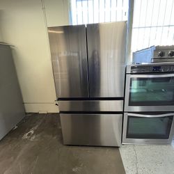 SAMSUNG 4 DOOR REFRIGERATOR STAINLESS STEEL 