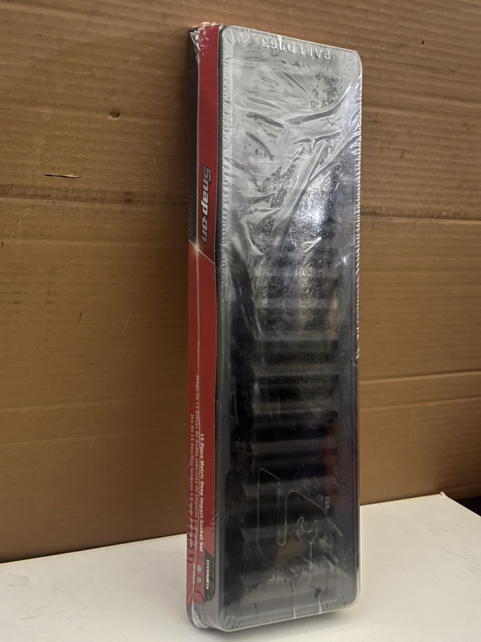 Snap-on Tools 15 pc 1/2" Drive 6-Point Metric Flank Drive® Deep Impact Socket Set (10-24 mm)