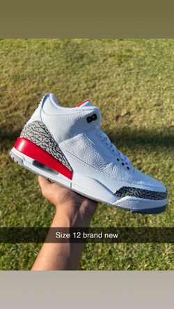 Jordan 3 fire red size 12