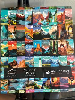 Pickforu National Parks 1000-Piece Jigsaw Puzzle