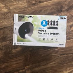 Night Owl 8 Wired Cameras N DVR 1080p W/bluetooth