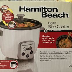 Brand New 6 Cup Rice Cooker In Box