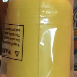 Yellow Neon Water Bottle (18 Fl. Oz) & 7.5” High 