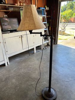 Tall Brown Lamp