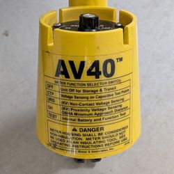 Bierer & Associates AV40 High Voltage Detector / Proximity Voltage Tester (Utility Tool)