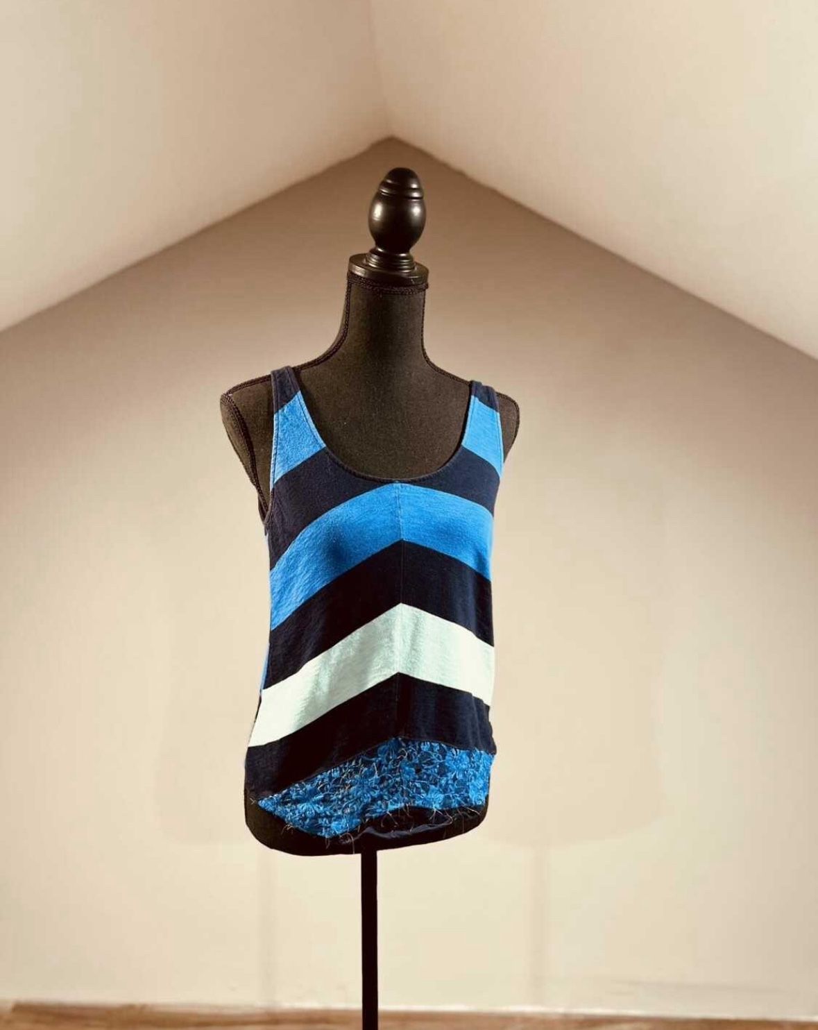 Small Blue Stripe Tank