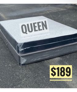 Queen Mattress Set – Medium – Brand New – Delivery Available 🚚