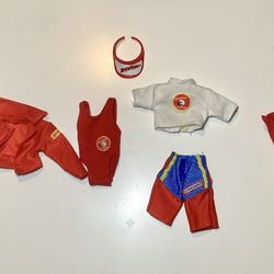 Vintage 90s Barbie Baywatch Clothes & Accessories 