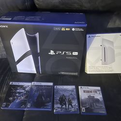 PlayStation 5 Pro 2TB Console With Disc Drive & Games